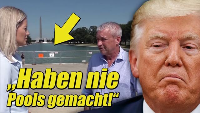 "Achtung! Explosionsgefahr!" Trump's Pool-Projekt Ist Inzwischen LEBENSGEFÄHRLICH!