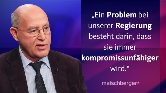 Gregor Gysi und Philipp Amthor diskutieren über Teilzeit, Brandmauer und Sozialstaat | maischberger