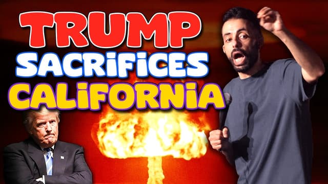 TRUMP SACRIFICES CALIFORNIA | STAND UP COMEDY