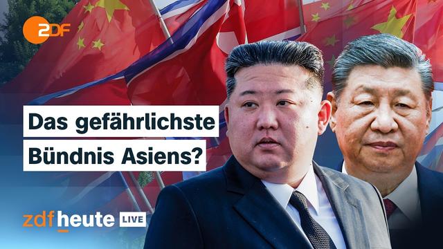 Xi bei Kim: So positionieren sich China und Nordkorea gegen den Westen | ZDFheute live