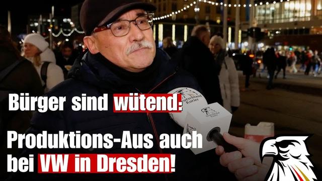 Bürger sind wütend: Produktions-Aus auch bei VW in Dresden!