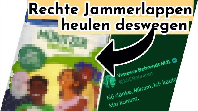 Zum KAPUTTLACHEN: Rechte KULTURKÄMPFER drehen KOMPLETT DURCH wegen Milram Käseverpackungen