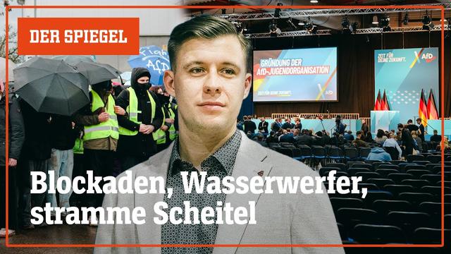 Blockaden, Wasserwerfer, stramme Scheitel – Die Gründung der »Generation Deutschland« | DER SPIEGEL