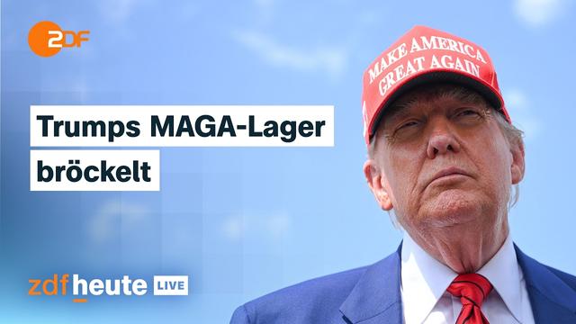 Netanjahu und Selenskyj in den USA: Wie Trumps Außenpolitik das MAGA-Lager spaltet | ZDFheute live