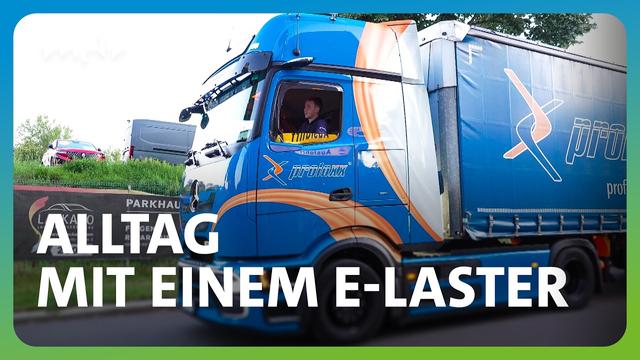 Leise und abgasfrei: Trucker mit E-Laster unterwegs | MDR um 4 | MDR