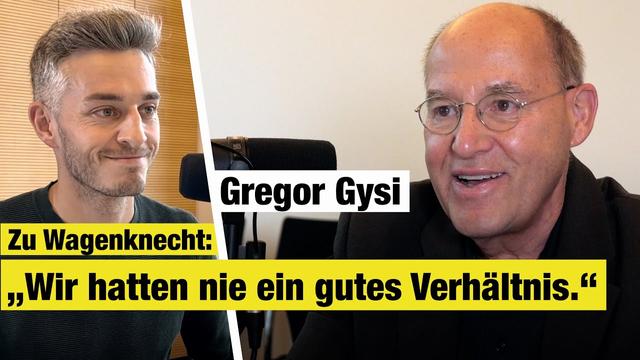 Gregor Gysi über Wagenknecht, Neuwahlen, FDP & Trump | Interview