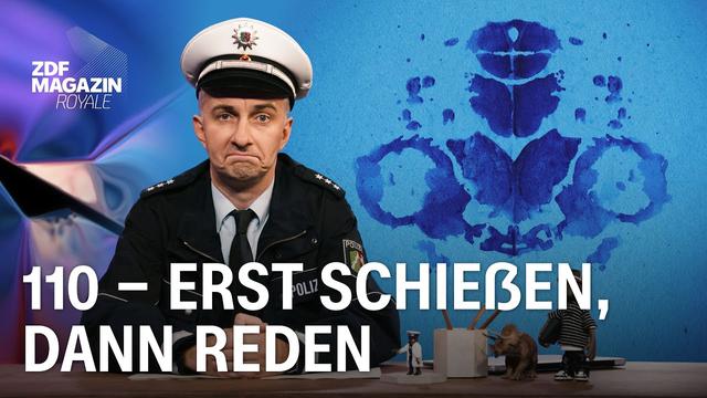 Wie die Polizei immer wieder psychische Ausnahmesituationen löst (schießen) | ZDF Magazin Royale