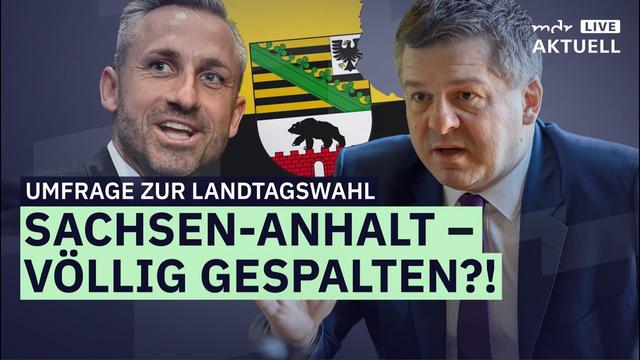 Neue Zahlen vor der Landtagswahl: AfD in Sachsen-Anhalt deutlich vorn | MDR AKTUELL live