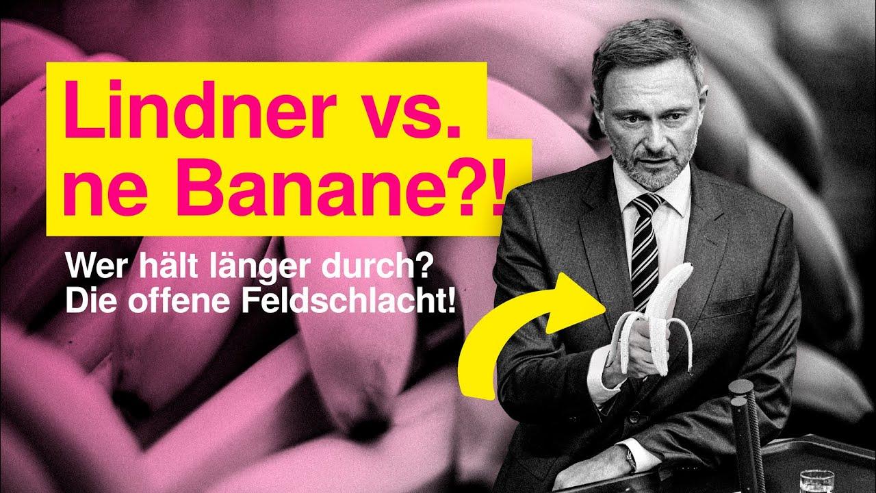 Lindner vs. Banane: Wer hält länger durch? NEU: Mit EXKLUSIV-SET von DJ GYSI!