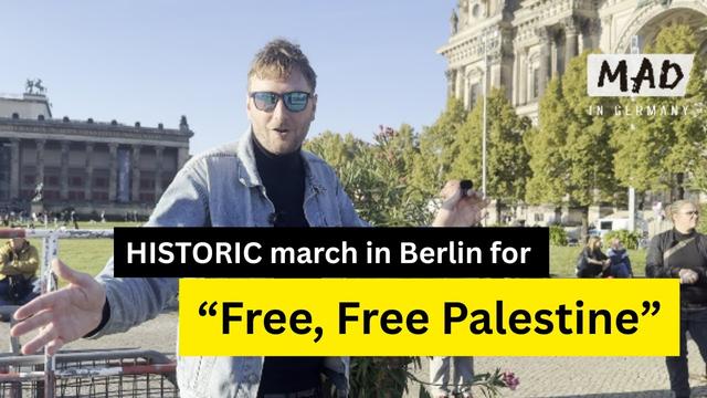 Germany's biggest Palestine protest EVER | Mad in Germany