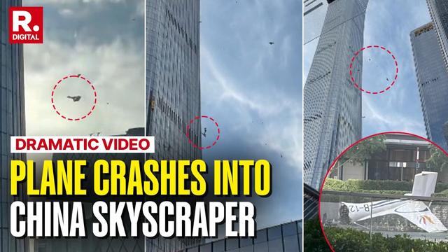 Dramatic Video: Small Plane Crashes Into China’s Tallest Tower In Beijing CBD