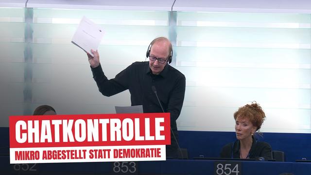 Chatkontrolle - Mikro abgestellt statt Demokratie