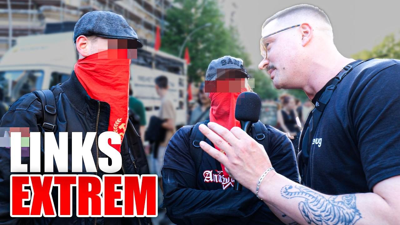 Auf DEMO am 1. MAI in BERLIN: So GEFÄHRLICH sind LINKS(Extreme) wirklich