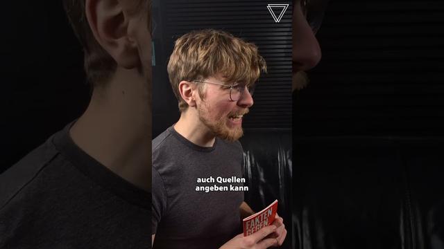 "Rate mal, warum…"