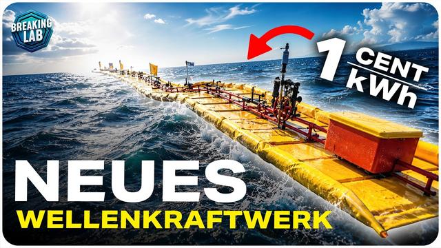 1 Cent pro kWh: Dieses Wellenkraftwerk ist günstiger als alle bisher!