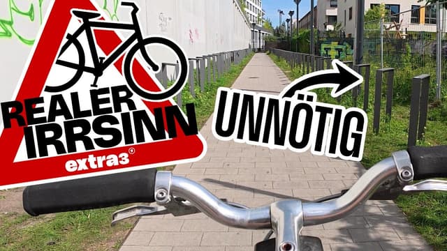 Realer Irrsinn: 256 Fahrrad-Parkplätze umsonst gebaut | extra 3