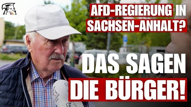 🚨AFD-REGIERUNG IN SACHSEN-ANHALT❓ DAS SAGEN DIE BÜRGER!