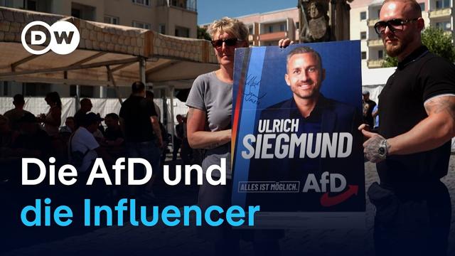 Wie AfD und rechte Influencer vor der Landtagswahl in Sachsen-Anhalt um Wähler werben | DW Reporter
