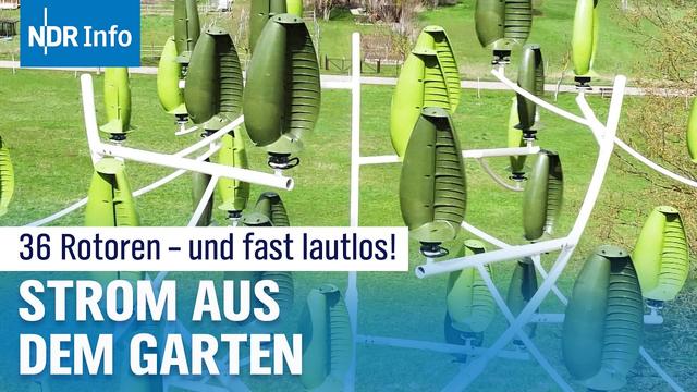 Erster privater Windbaum: Wie 36 Mini-Turbinen Energie erzeugen | NDR Info