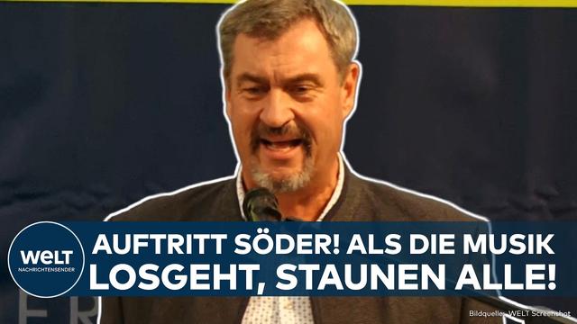 GILLAMOOS: Söder haut auf den Putz! Seitenhieb auf SPD und Grüne! Ein Spruch bringt alle zum Lachen!
