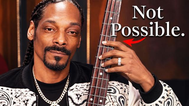 This Snoop Dogg Bass Riff Is WAY Harder Than It Sounds.