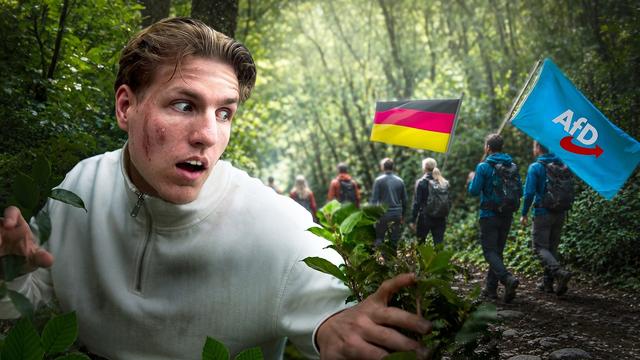 Undercover auf geheimer AfD-Wanderung...😳💀