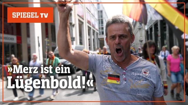 »Merz ist ein Lügenbold!« - Deutschland-Demo in Berlin | SPIEGEL TV