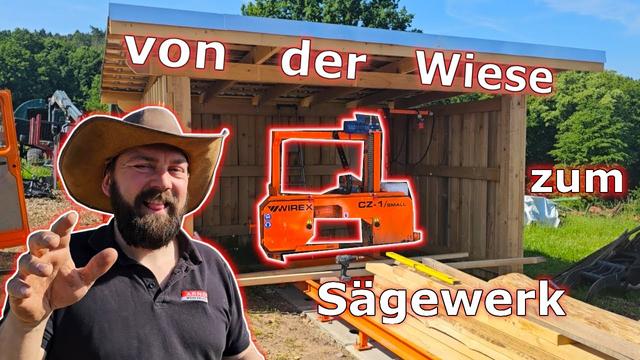 Gebrauchte Blockbandsäge, Anschaffung, Umbau, Aufbau, Test