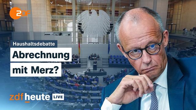 Kanzler Merz und AfD-Chefin Weidel im Rede-Duell bei der Generaldebatte im Bundestag | ZDFheute live