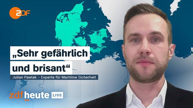 Russische Fregatte feuert Leuchtkörper auf dänischen Helikopter über der Ostsee | ZDFheute live