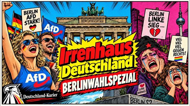 BERLINWAHLSPEZIAL: Irrenhaus Deutschland – Die lustigsten Shorts nach den Wahlen