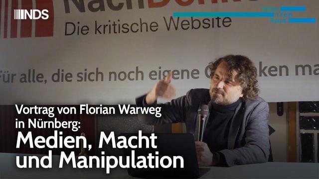 Vortrag von Florian Warweg in Nürnberg: Medien, Macht und Manipulation | NDS