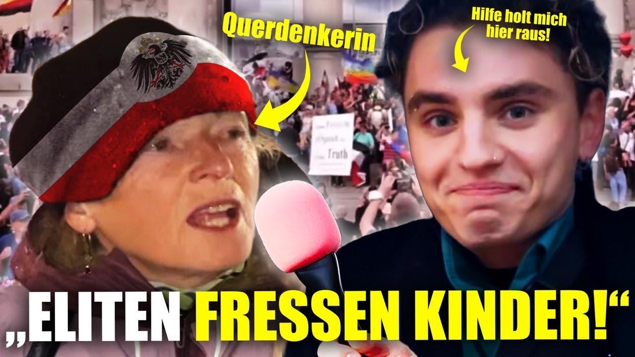Als LINKER unter QUERDENKERN 💀 (nicht nachmachen!)