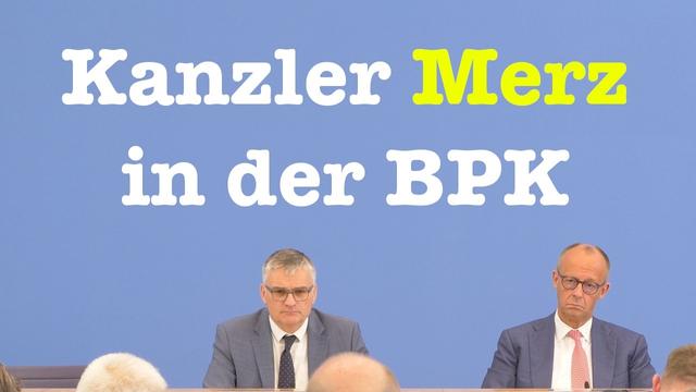 Bundeskanzler Friedrich Merz (CDU) | Bundespressekonferenz | 15. Juli 2026