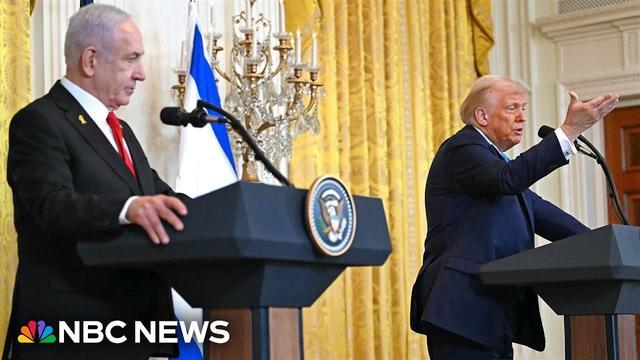 LIVE: Trump and Netanyahu meet to discuss Gaza and Iran tensions | NBC News