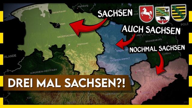 Warum heissen drei Bundesländer «Sachsen»? | Niedersachsen, Sachsen-Anhalt und Sachsen