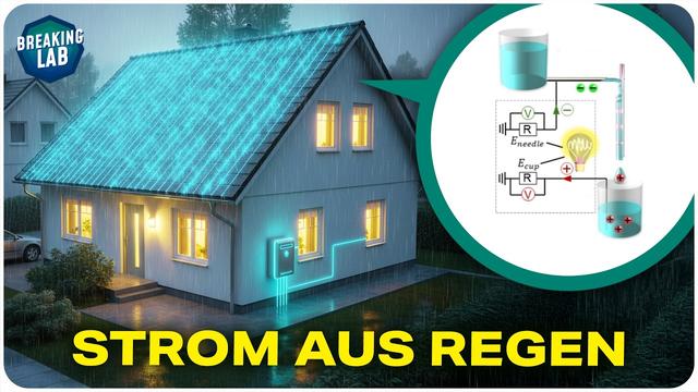 Physik-Hack: 100.000x mehr Strom aus Regen!