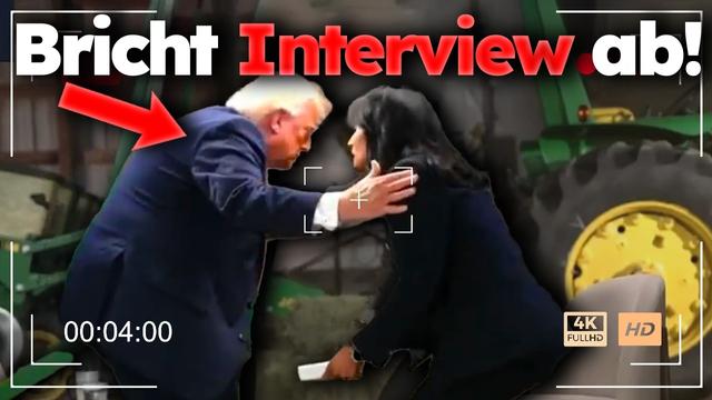 Beim lügen erwischt: Trump STÜRMT aus Interview und BELEIDIGT Reporterin