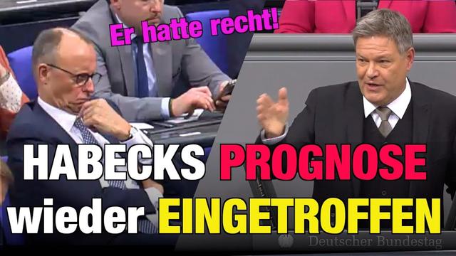 Schon vor zwei Jahren! Nächste Prognose von Habeck eingetroffen
