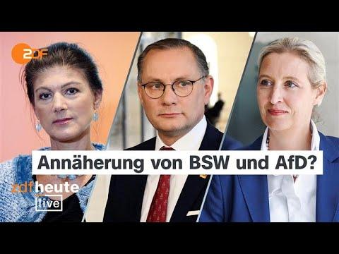 „BSW und AfD machen sich untereinander salonfähig“ | Politikwissenschaftler Höhne bei ZDFheute live