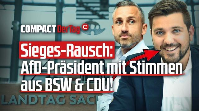 Sieges-Rausch: AfD-Präsident mit Stimmen aus BSW & CDU!💥