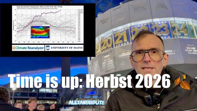 Time is up 🍂 Neue Umwelt-Messungen: Herbst 2026 🌆  Live vom Alex (Berlin)