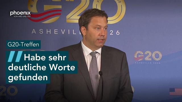 Lars Klingbeil (SPD) zum Erscheinen des russischen Finanzministers bei G20-Treffen