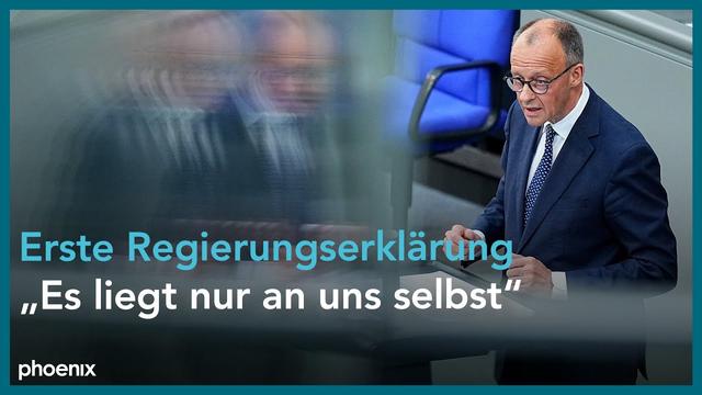 Erste Regierungserklärung von Bundeskanzler Merz