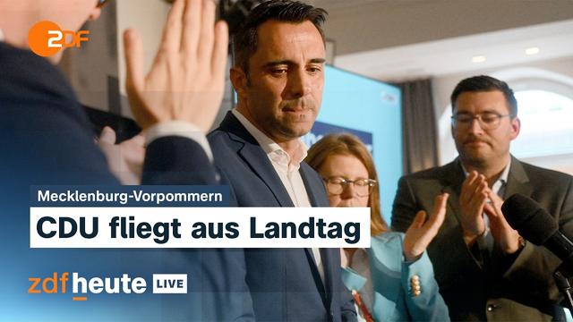 Wahlen in MV und Berlin: AfD und Linke gewinnen. Wie geht es weiter? | ZDFheute live