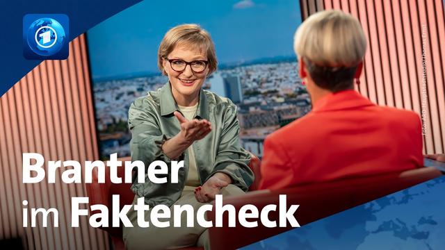 ARD Sommerinterview: Grünen-Chefin Brantner im Faktencheck