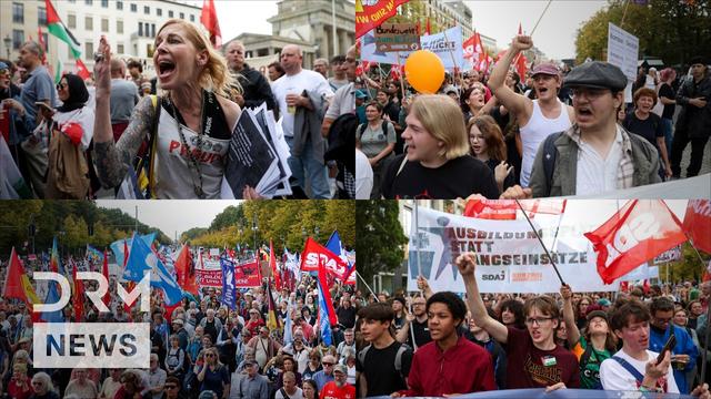 ‘Never Again War’: Massive Protest Hits Berlin Over Germany’s Military Expansion | AC1G