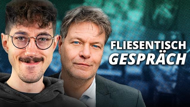 Vizekanzler Robert Habeck im Fliesentischgespräch