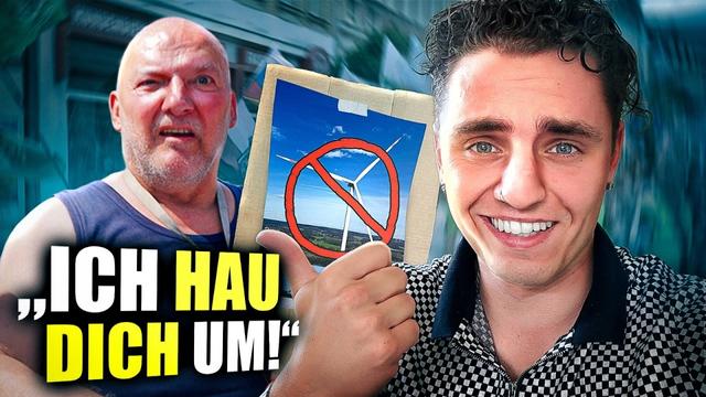 RECHTS-Extreme Rentner Wollen Mich Von Ihrer ANTI-Windkraft Demo BOXEN! 🤣