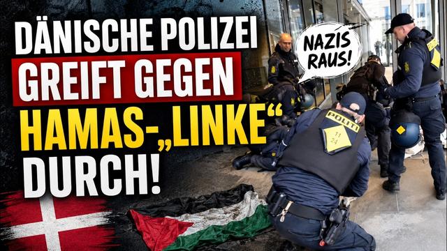 Dänische Polizei zeigt wie man mit Hamas-Faschos "redet"